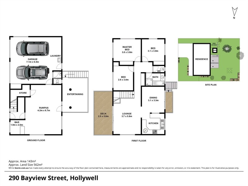 290 Bayview Street, Hollywell QLD 4216 Floorplan