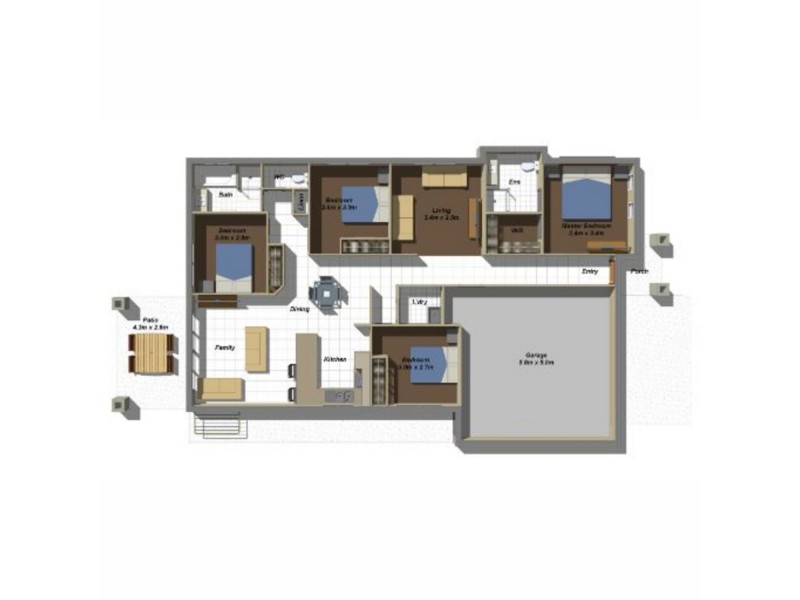 4 Liberty Rise, Coomera QLD 4209 Floorplan