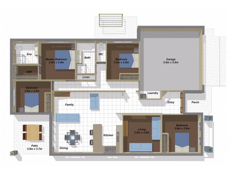 8 Macarthur Street, Pimpama QLD 4209 Floorplan