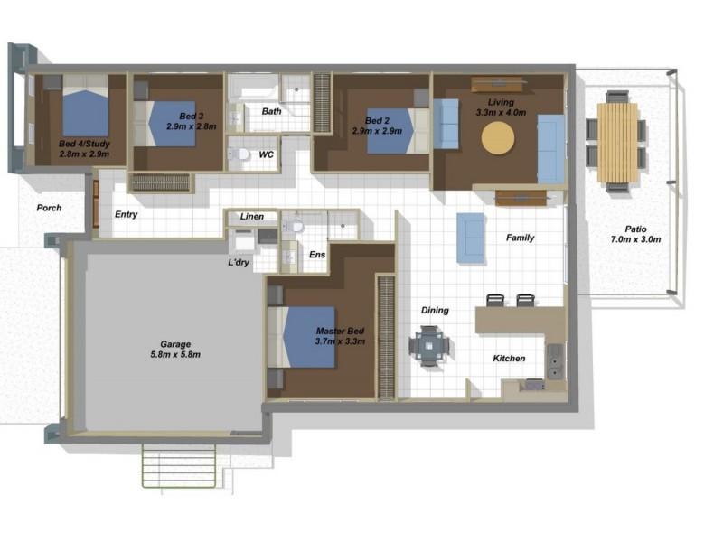 17 Firestone Avenue, Pimpama QLD 4209 Floorplan