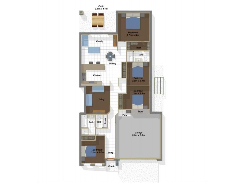 23 Clermont Street, Holmview QLD 4207 Floorplan