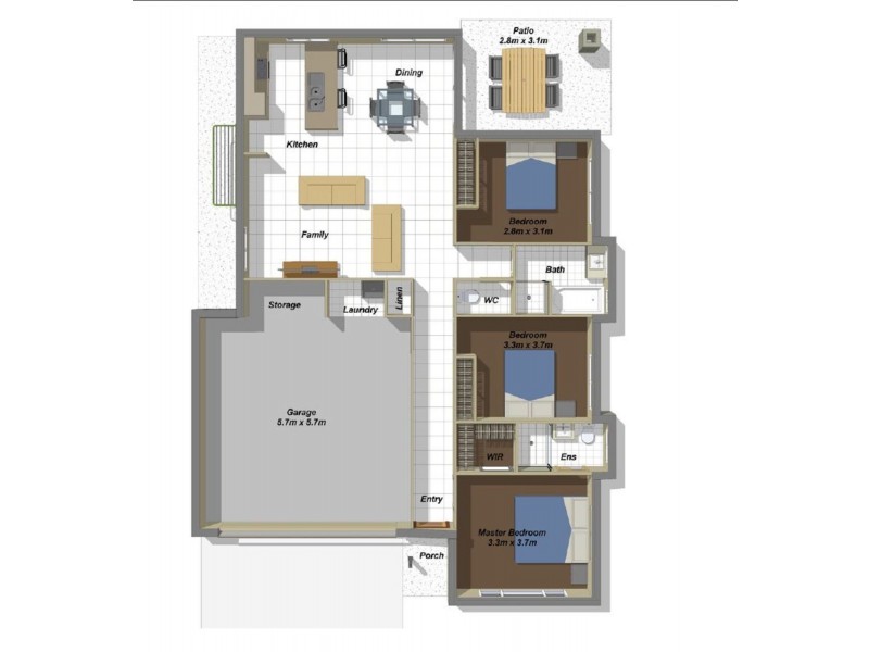 3 Casey Street, Pimpama QLD 4209 Floorplan