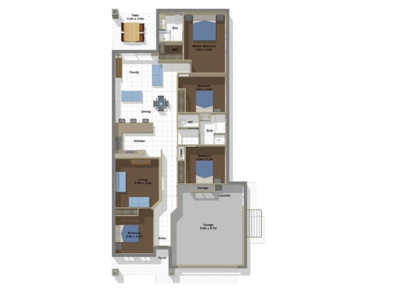 4 Clermont Street, Holmview QLD 4207 Floorplan