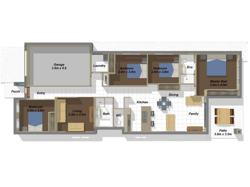 70 Fountain Street, Pimpama QLD 4209 Floorplan