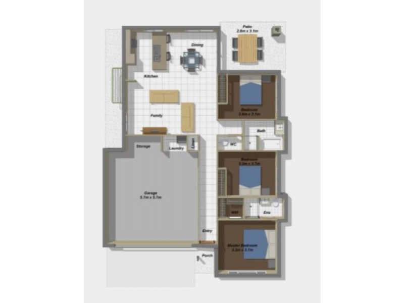 5 Leabrook Place, Pimpama QLD 4209 Floorplan