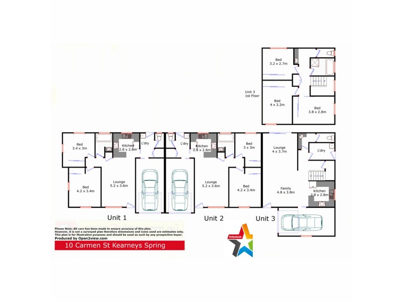 10 Carmen Street, Kearneys Spring QLD 4350 Floorplan