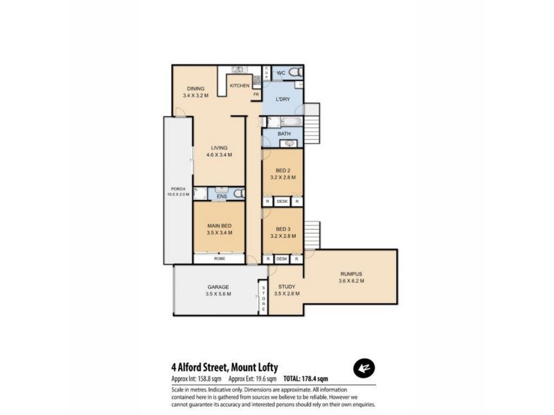 4 Alford Street, Mount Lofty QLD 4350 Floorplan