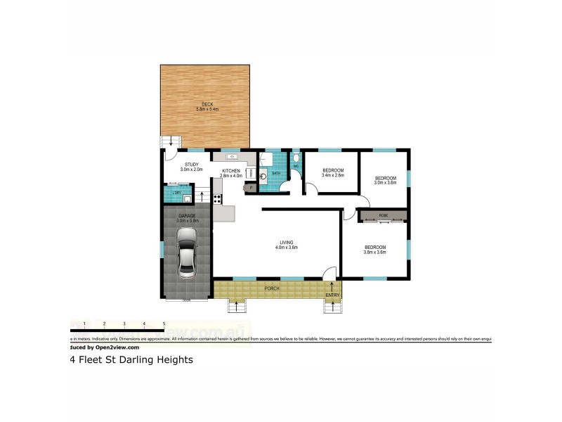 14 Fleet Street, Darling Heights QLD 4350 Floorplan