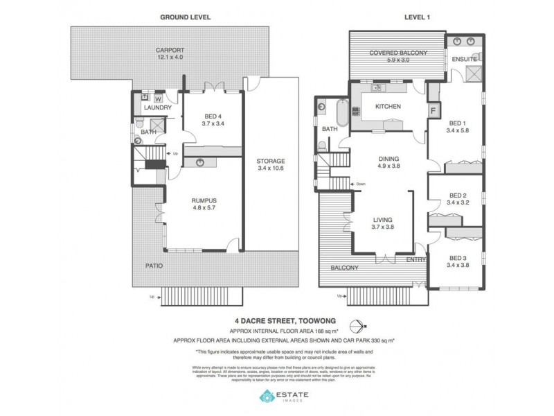 4 Dacre Street, Toowong QLD 4066 Floorplan