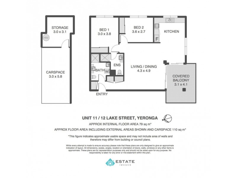 11/12 Lake Street, Yeronga QLD 4104 Floorplan