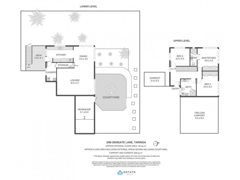 3/66 Dengate Lane, St Lucia QLD 4067 Floorplan