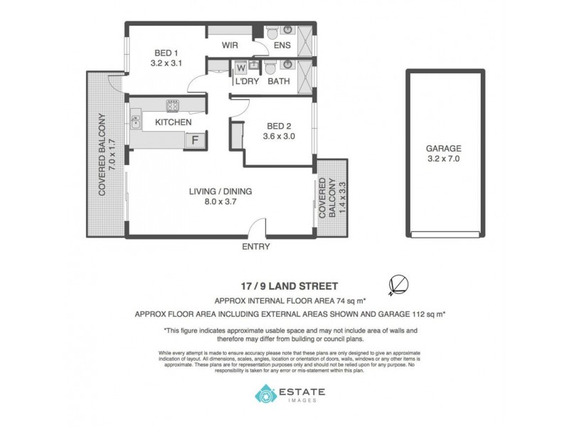 17/9 Land Street, Toowong QLD 4066 Floorplan
