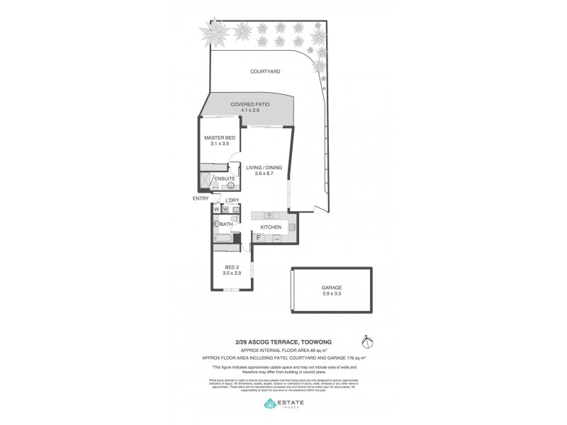 2/29 Ascog Terrace, Toowong QLD 4066 Floorplan