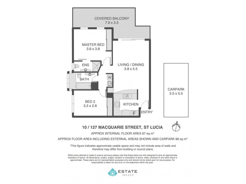 10/127 Macquarie Street, St Lucia QLD 4067