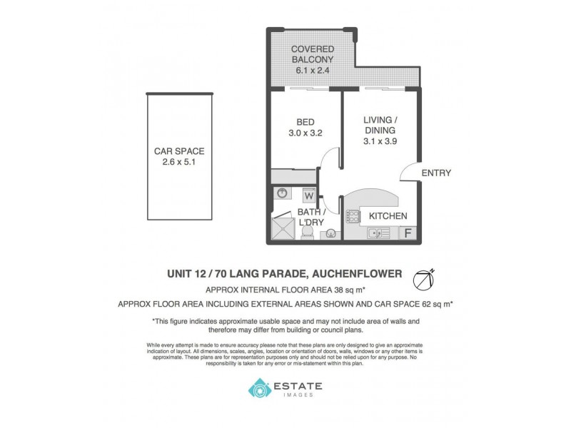 12/70 Lang Parade, Auchenflower QLD 4066 Floorplan