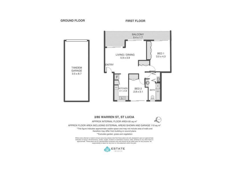 2/85 Warren Street, St Lucia QLD 4067
