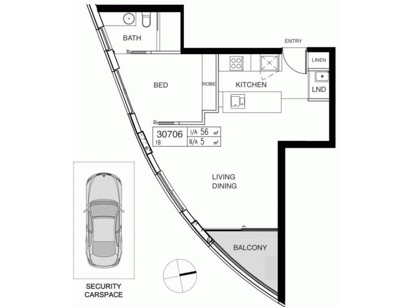 706/417 Bourke Street, Surry Hills NSW 2010 Floorplan