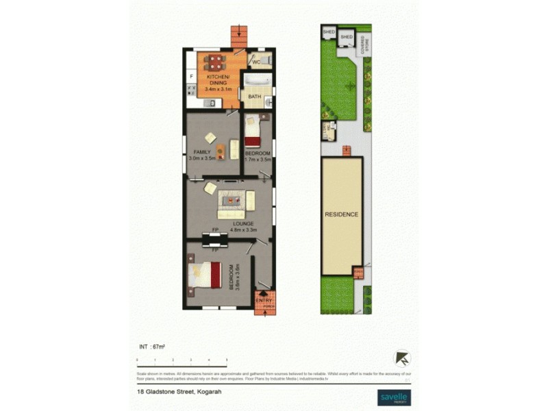 18 Gladstone Street, Kogarah NSW 2217 Floorplan