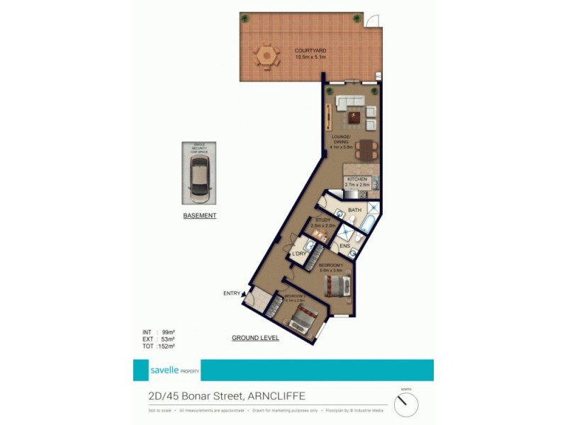 2/10 Bidjigal Street, Arncliffe NSW 2205 Floorplan