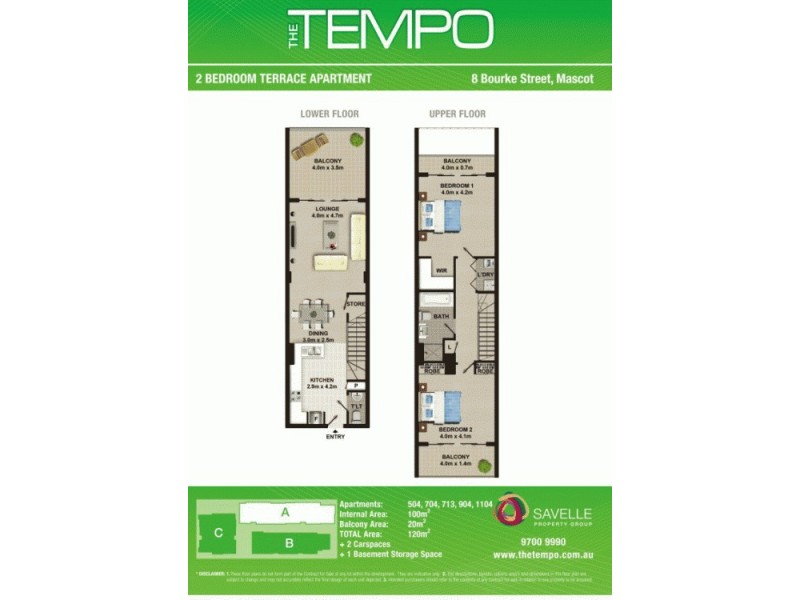 904A, 8 Bourke Street, Mascot NSW 2020 Floorplan