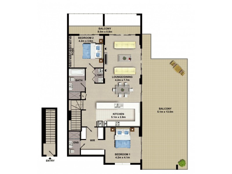 913A, 8 Bourke Street, Mascot NSW 2020 Floorplan