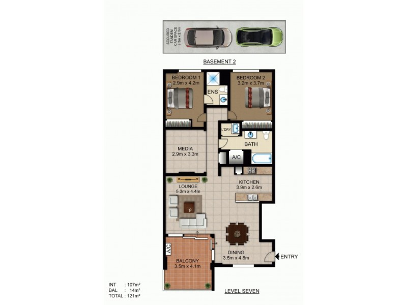 705/214-220 Coward Street, Mascot NSW 2020 Floorplan