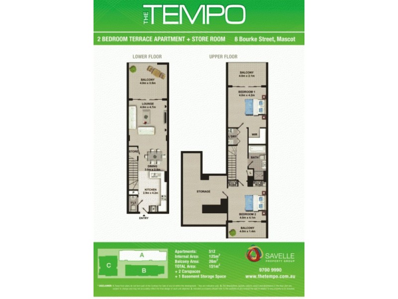 512A/8 Bourke Street, Mascot NSW 2020 Floorplan