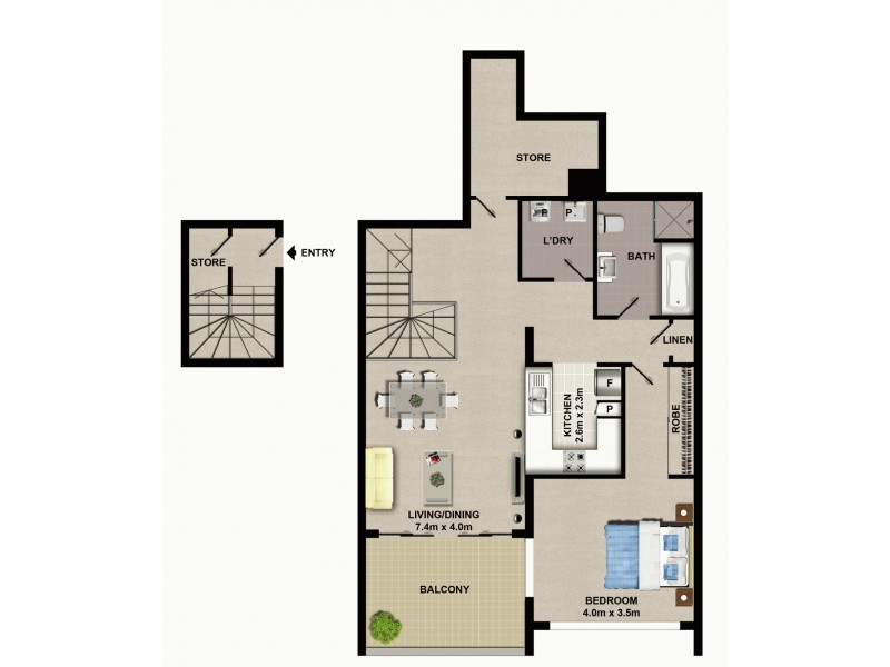 903B, 8 Bourke Street, Mascot NSW 2020 Floorplan