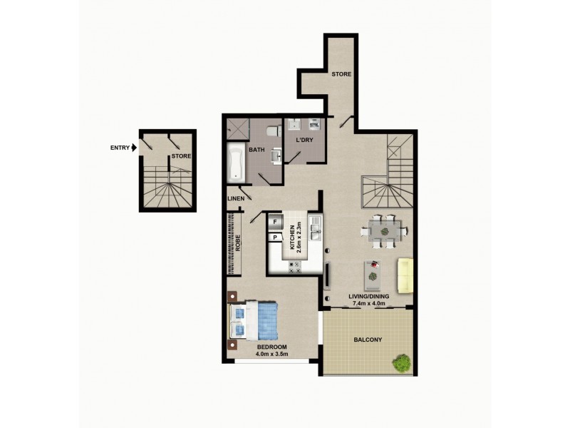 713B, 8 Bourke Street, Mascot NSW 2020 Floorplan