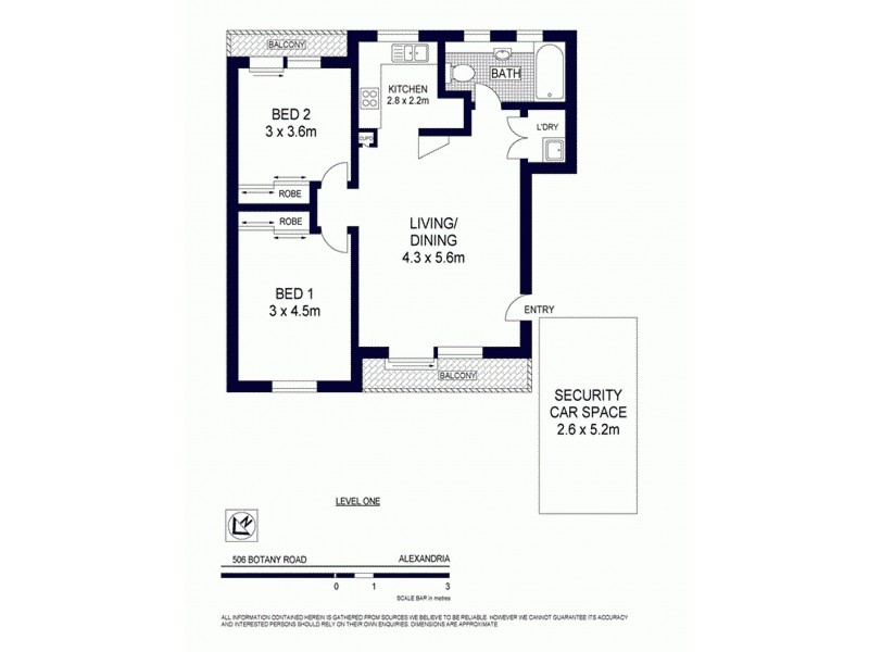 5/506-514 Botany Road, Alexandria NSW 2015 Floorplan