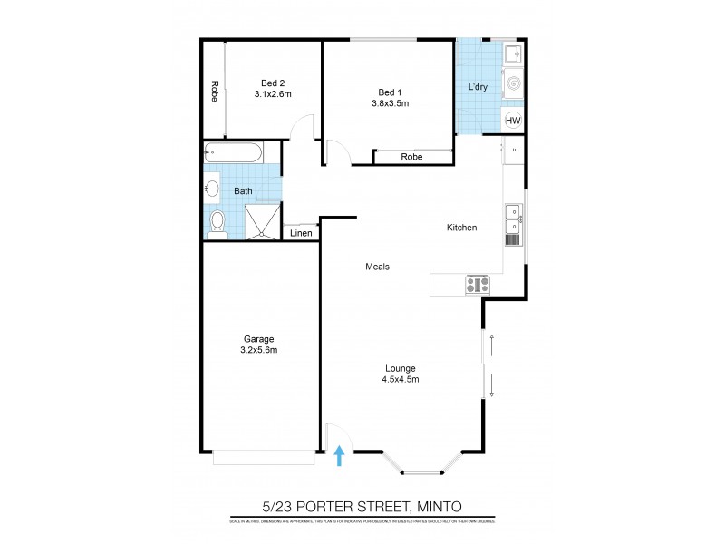 5/23  Porter St, Minto NSW 2566 Floorplan