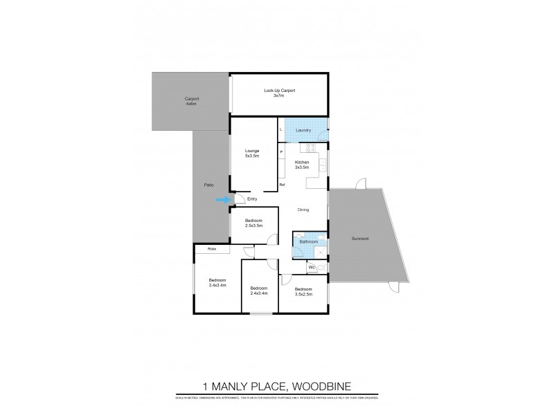 1 Manly Pl, Woodbine NSW 2560 Floorplan