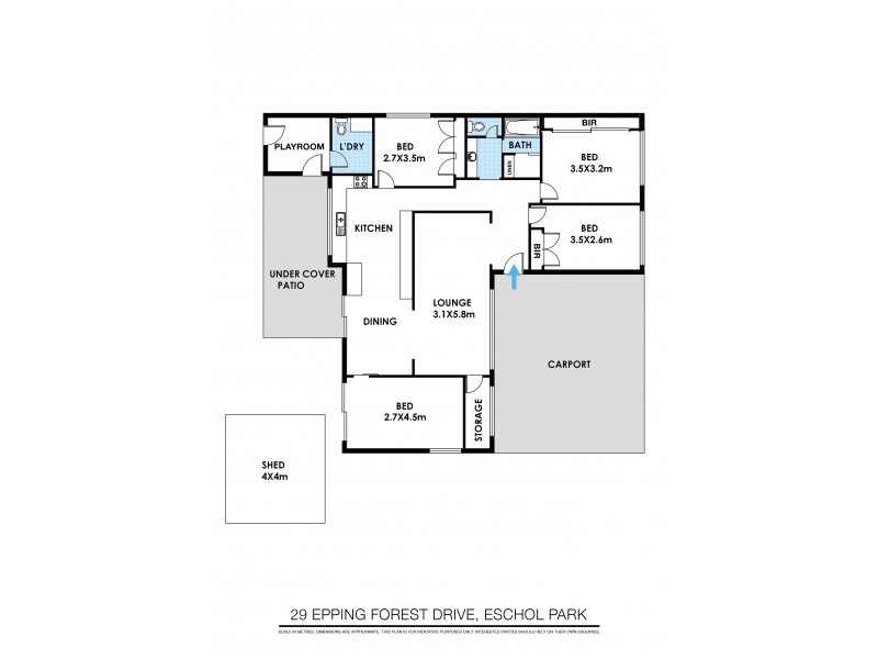 29 Epping Forest Dr, Eschol Park NSW 2558 Floorplan