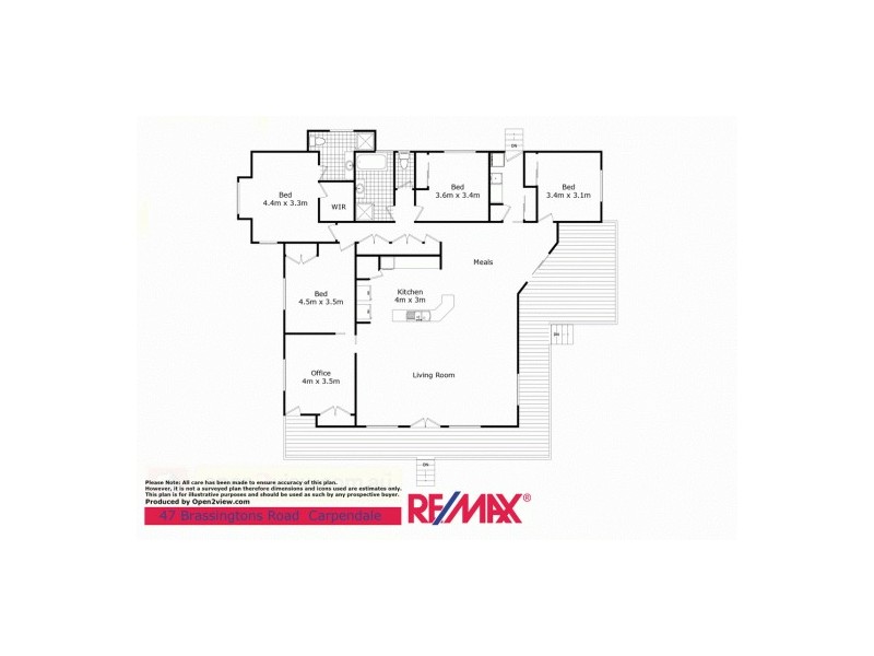 47 Brassingtons Road, Carpendale QLD 4344 Floorplan