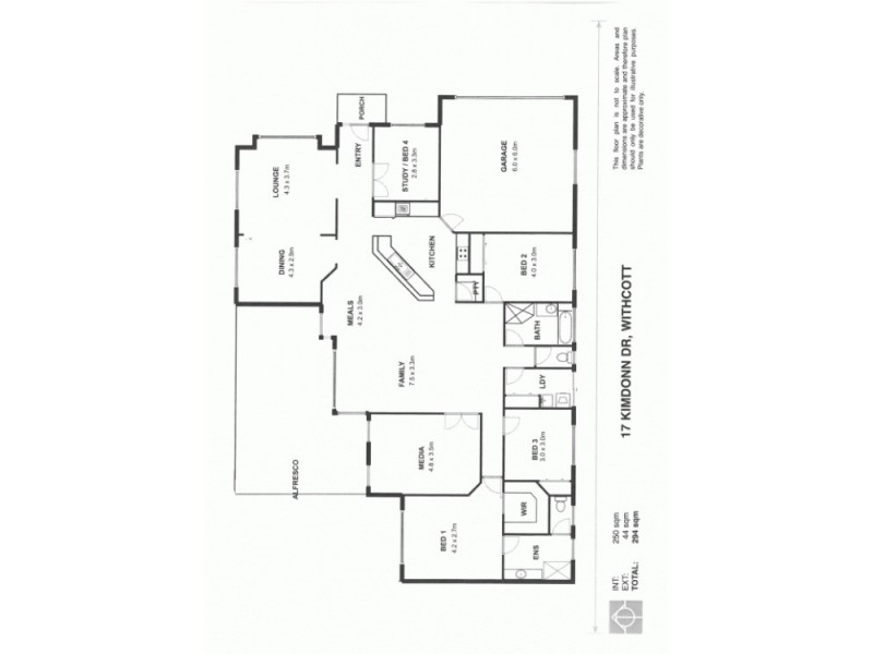 17 Kimdonn Drive, Withcott QLD 4352 Floorplan