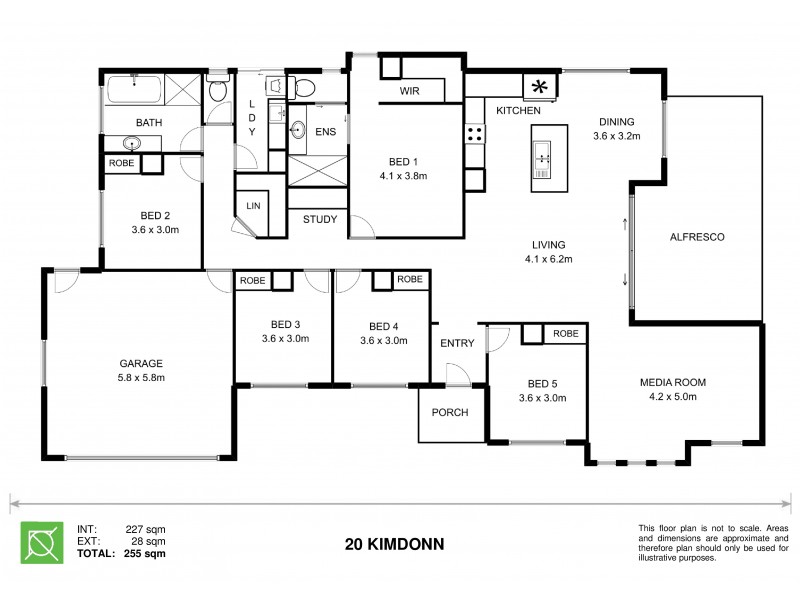 20 Kimdonn Drive, Withcott QLD 4352 Floorplan