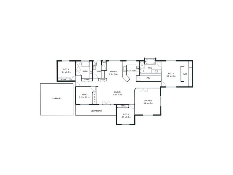 10 Evelyn Court, Helidon Spa QLD 4344 Floorplan