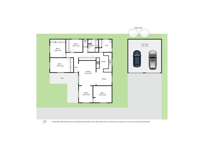 315 Spa Water Road, Iredale QLD 4344 Floorplan