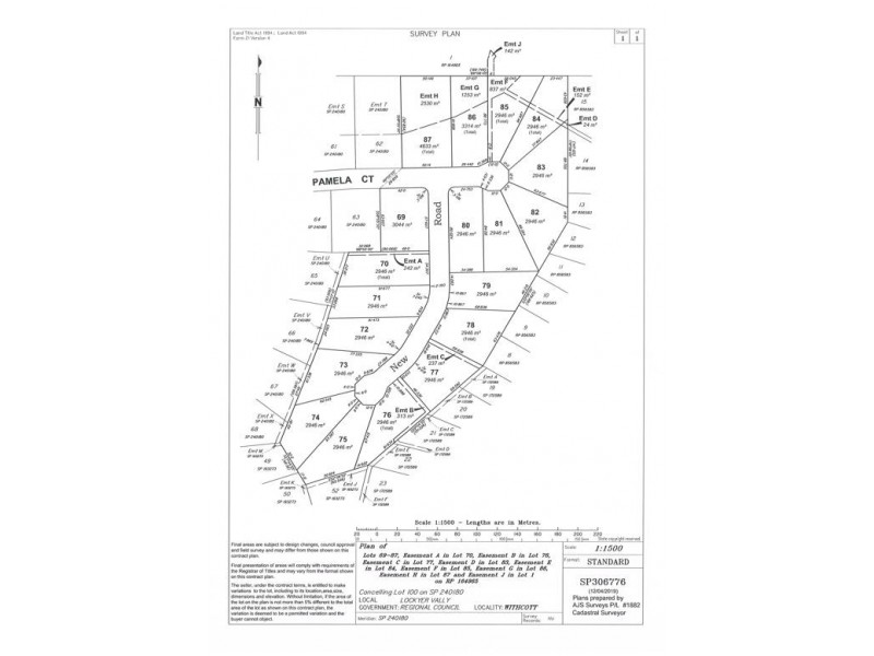 Parkridge Estate Pamela Court and Jodie Court, Withcott QLD 4352