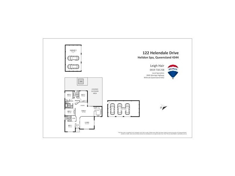 122 Helendale Drive, Helidon Spa QLD 4344 Floorplan