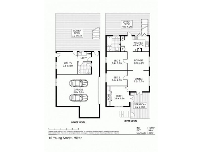 16 Young Street, Milton QLD 4064 Floorplan