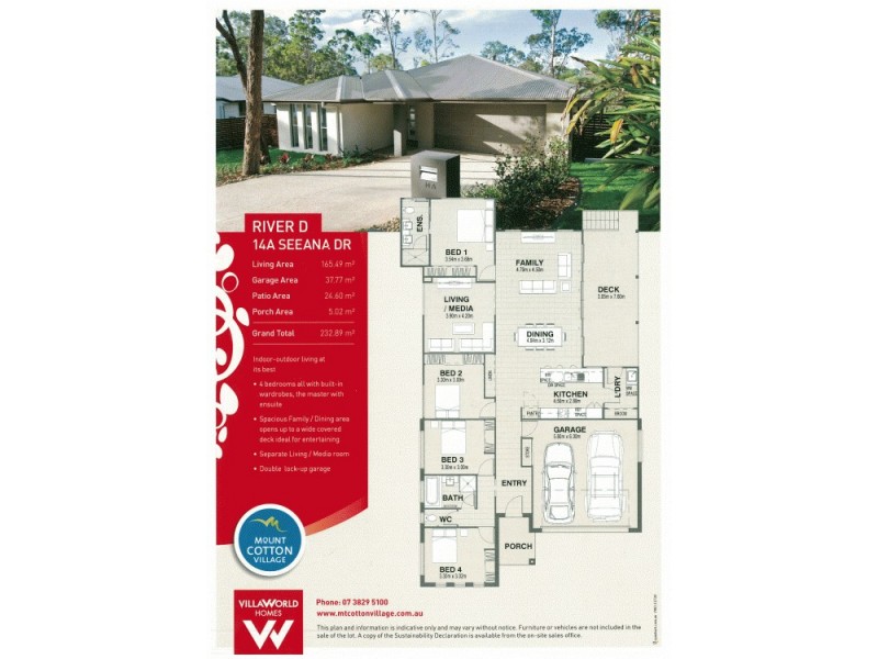 14A Seeana Drive, Mount Cotton QLD 4165 Floorplan