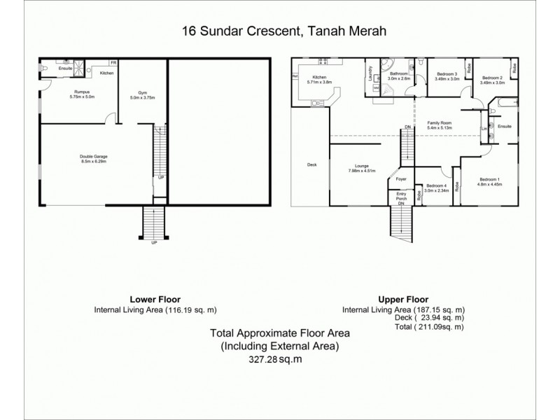 16 Sundar Crescent, Tanah Merah QLD 4128 Floorplan