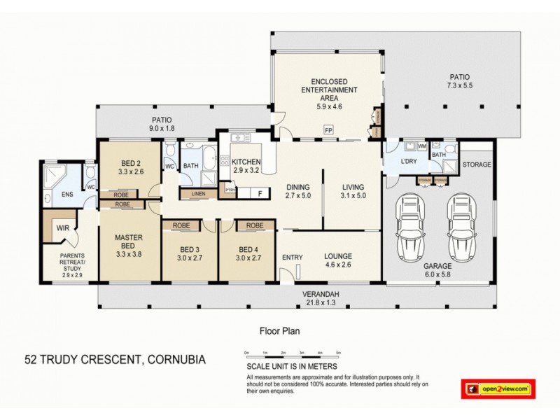 52 Trudy Crescent, Cornubia QLD 4130 Floorplan