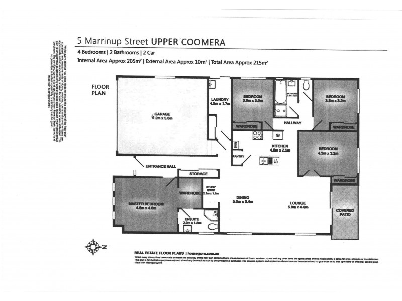 5 Marrinup Street, Upper Coomera QLD 4209 Floorplan