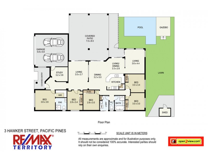 3 Hawker Street, Pacific Pines QLD 4211 Floorplan