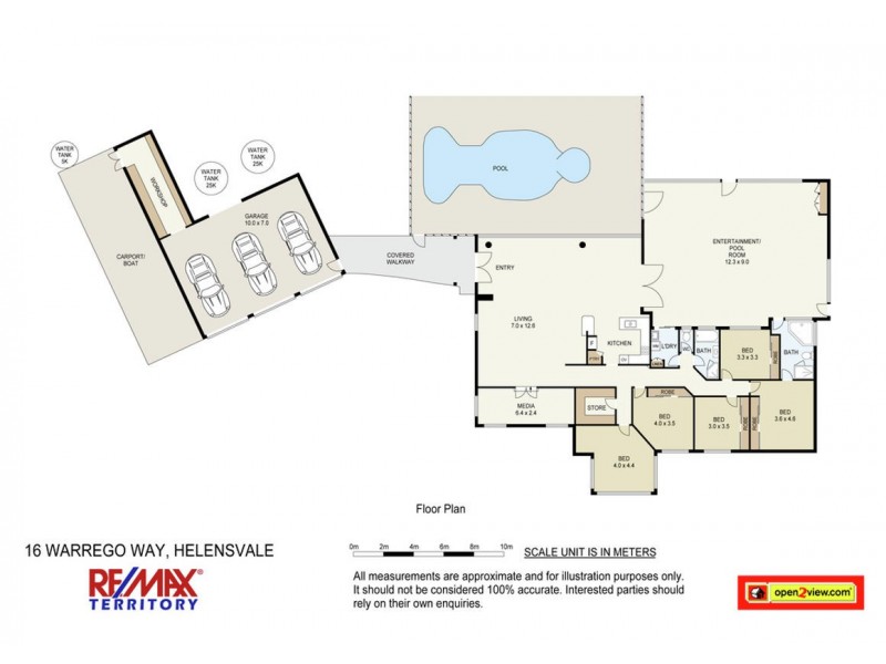 16 Warrego Way, Helensvale QLD 4212 Floorplan