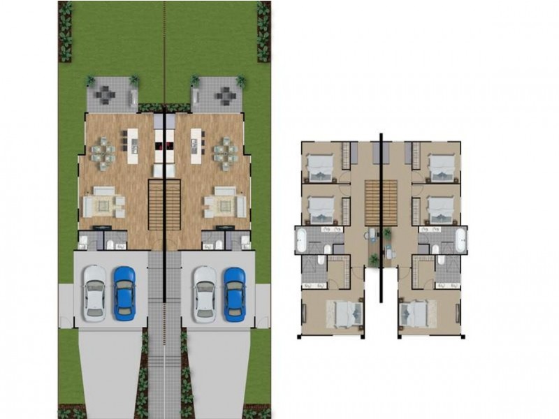 1 & 2/3 Kenmar Street, Labrador QLD 4215 Floorplan