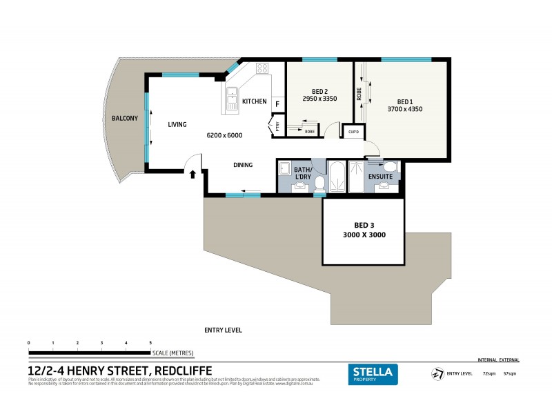12/2-4 Henry Street, Redcliffe QLD 4020 Floorplan