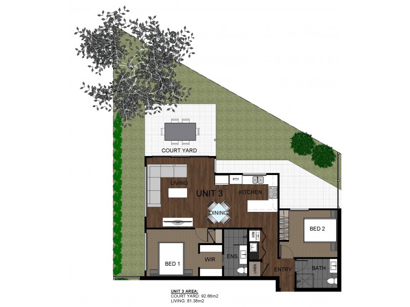 3/21 Curtis Street, Norman Park QLD 4170 Floorplan